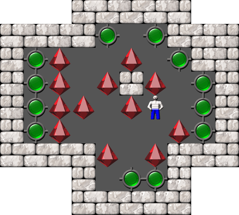 Sokoban Bugs collection 2 level 88